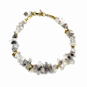 Bransoletka - Herkimer Raw